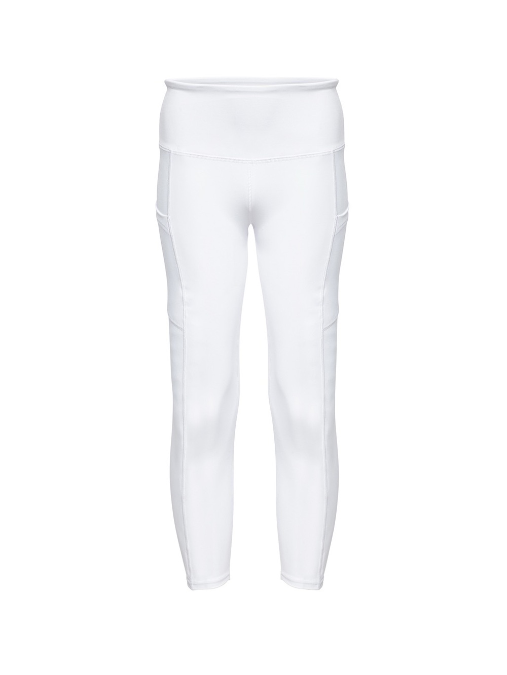 White High-Waist Performance Leggings
